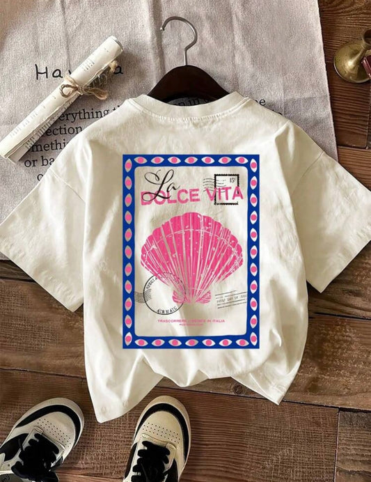 Tee-Shirt Manches Courtes - LA DOLCE VITA