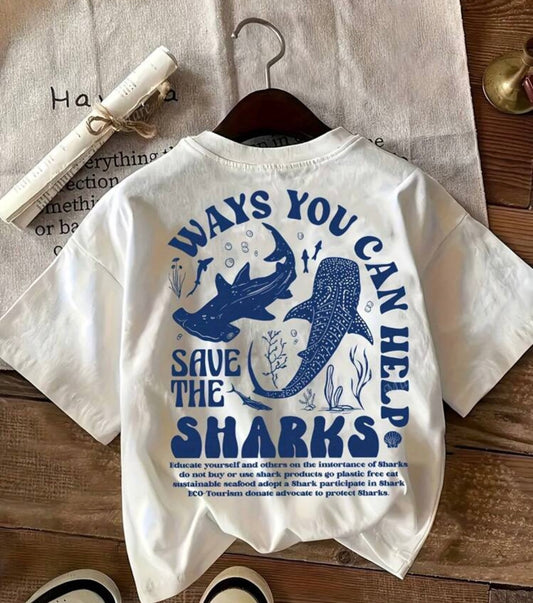 Tee-Shirt Manches Courtes - SHARKS